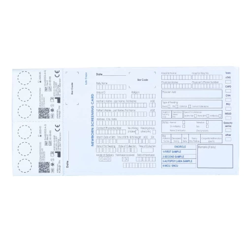 Dried Blood Spot Card
